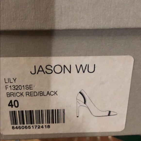 MADE IN ITALY JASON WU Red leather heels, last piece, new - Picture 6 of 8